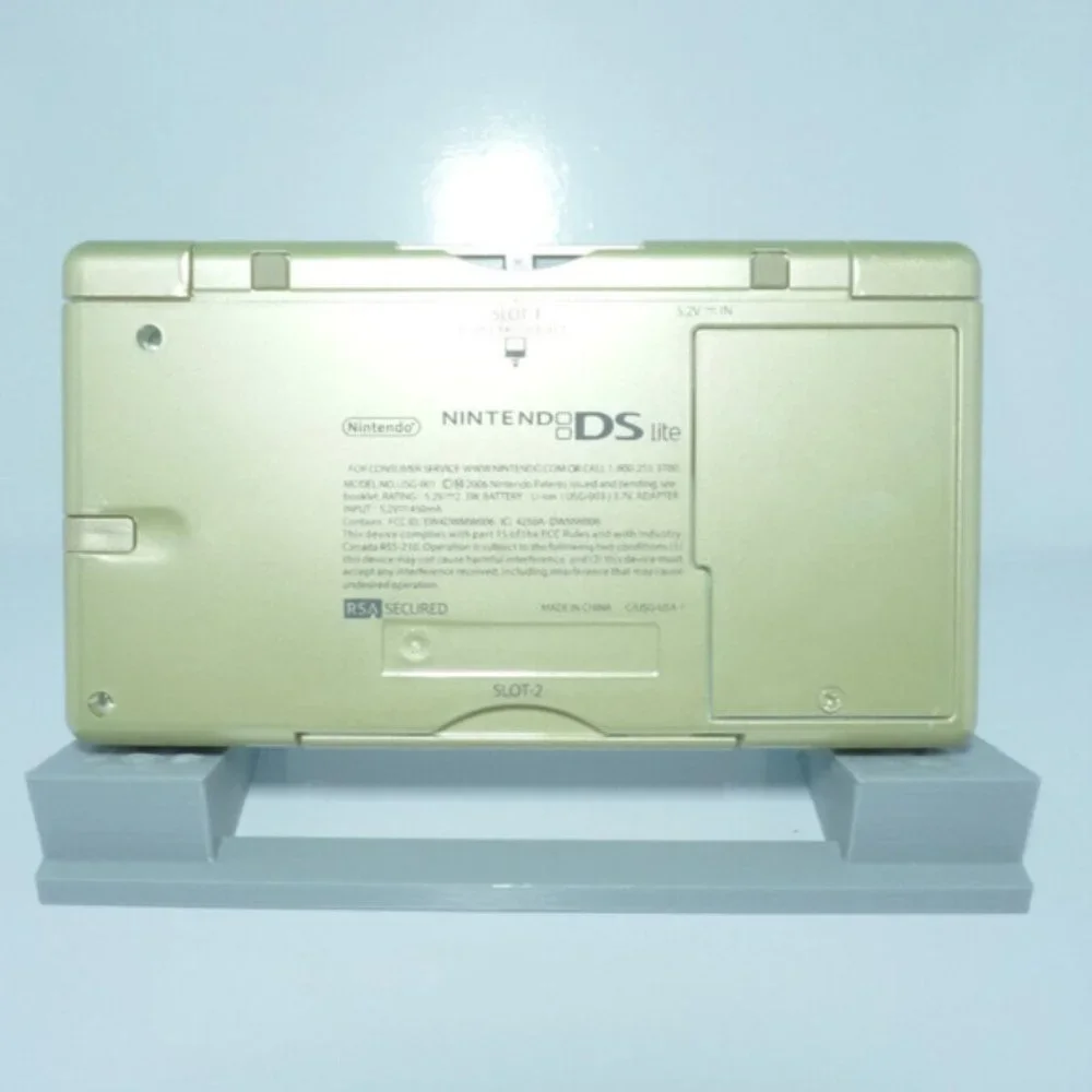 Nintendo DS Lite Zelda Triforce Gold Handheld Gaming System w/ Charger & Stylus